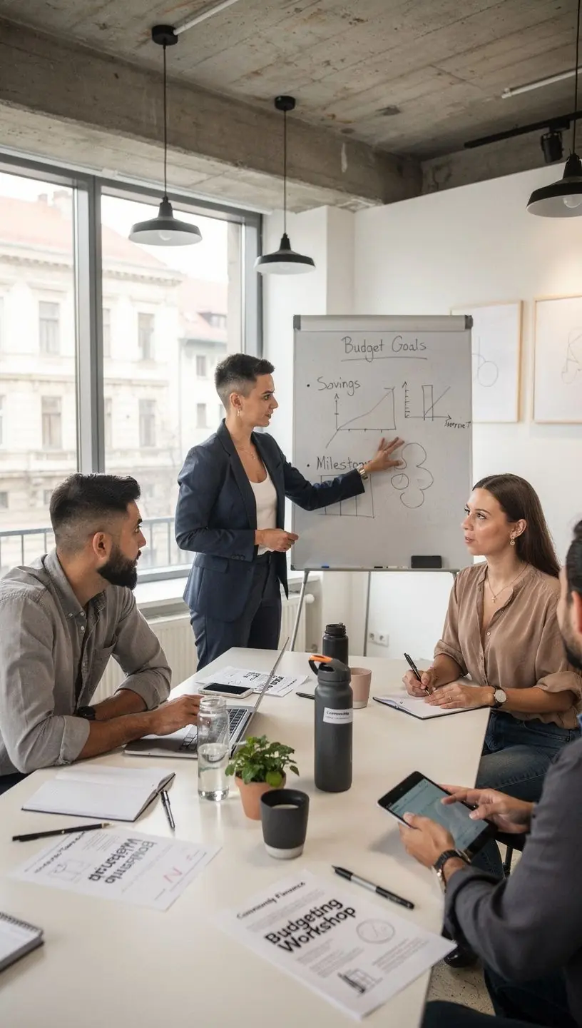 Költségvetési tervezés lépéseit bemutató grafika